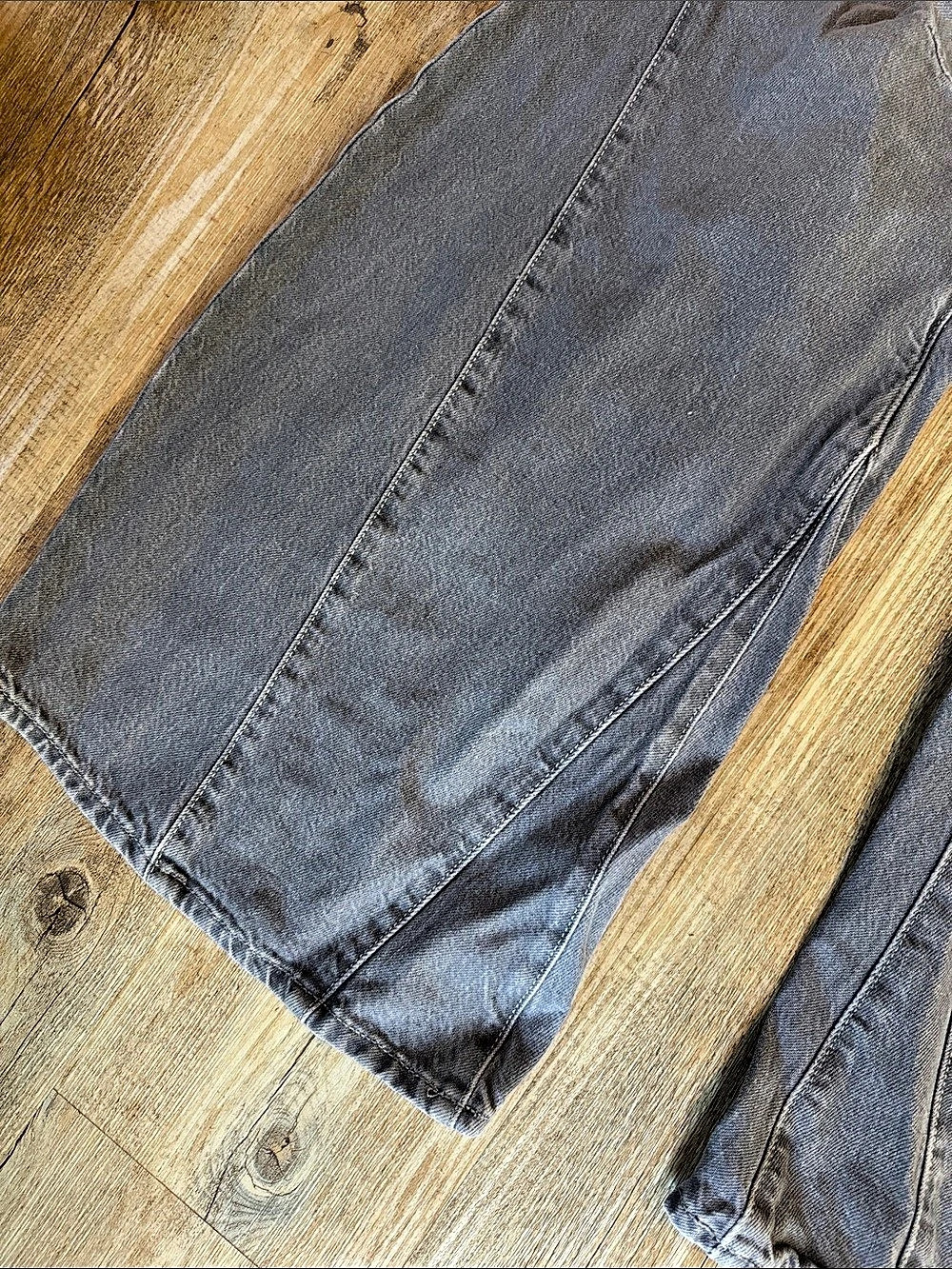 We The Free Barrel, 76Wide Leg Jeans in Gray Waist 26 Short - Picture 5 of 6